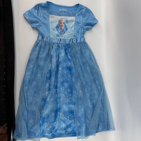 Frozen Elsa Disney Princess Dress Size 6 - Picture 1 of 3
